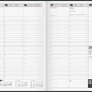 BRUNNEN 1078160907 Premium Book Calendar Model 781 2027 A4 Plastic Black – Bild 3