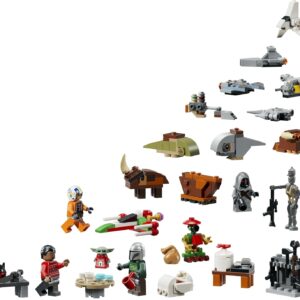 LEGO Star Wars 75456 Advent Calendar 2026 - Pre-Christmas Gift Toy for Boys from 6 Years - 24 Surprises with 4 Mini Figures, IG-11 Droid & Grogu Figure - Gift for The Mandalorian Fans – Bild 7