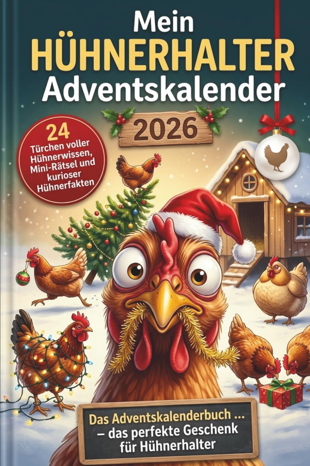 Mein Hühnerhalter Adventskalender: Das Adventskalenderbuch mit 24 Türchen voller Hühnerwissen, Mini-Rätsel und kurioser Hühnerfakten – das perfekte Geschenk für Hühnerhalter