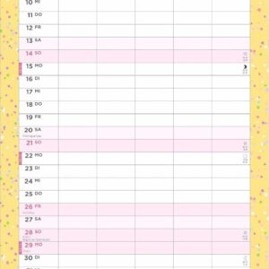Minions Familienplaner 2027: Familienkalender mit 5 Spalten. Wandkalender mit Schulferien und Stundenplänen. – Bild 4