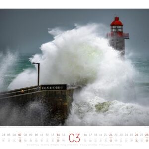Naturkräfte Kalender 2027 | Wetterphänomene und Naturgewalten | Spektakuläre Wetterfotografie im großen Querformat (54x42 cm) | Wetterkalender – Bild 4