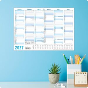 Häfft® 5 x Chalkboard Calendar 2027 A4 Landscape Year Planner Wall Calendar – Bild 8