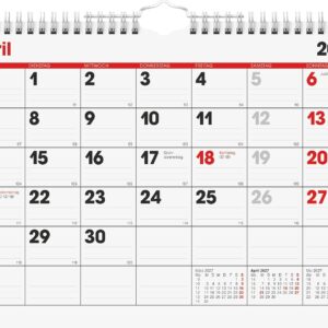 BRUNNEN Monthly Calendar 2027, 297 x 210 mm – Bild 3