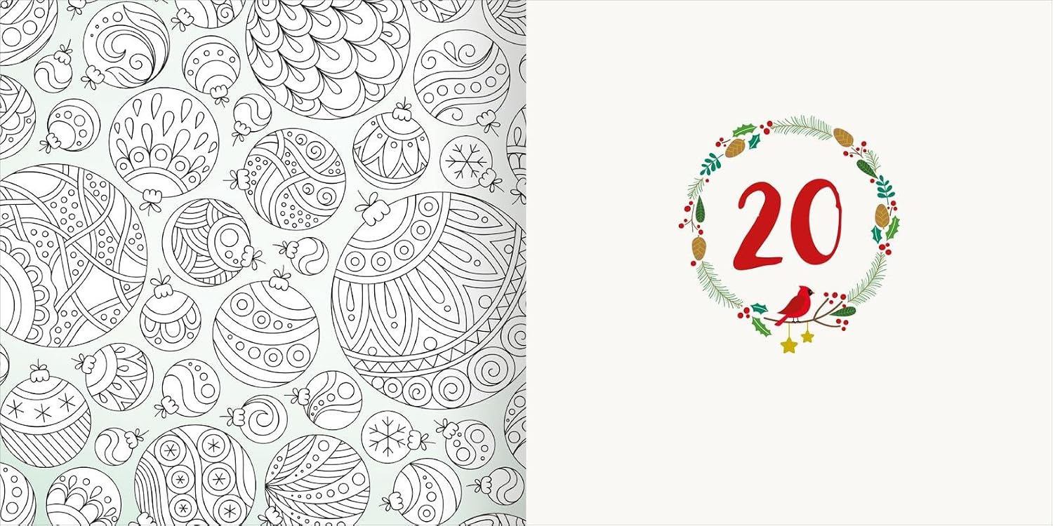 Diamond Adventskalender: Ausmalen & Stickern – 24 wunderschöne Motive mit Diamond Dots | 24 zauberhafte Adventsmotive zum Heraustrennen und Gestalten ... (Malprodukte für Erwachsene) – Bild 5