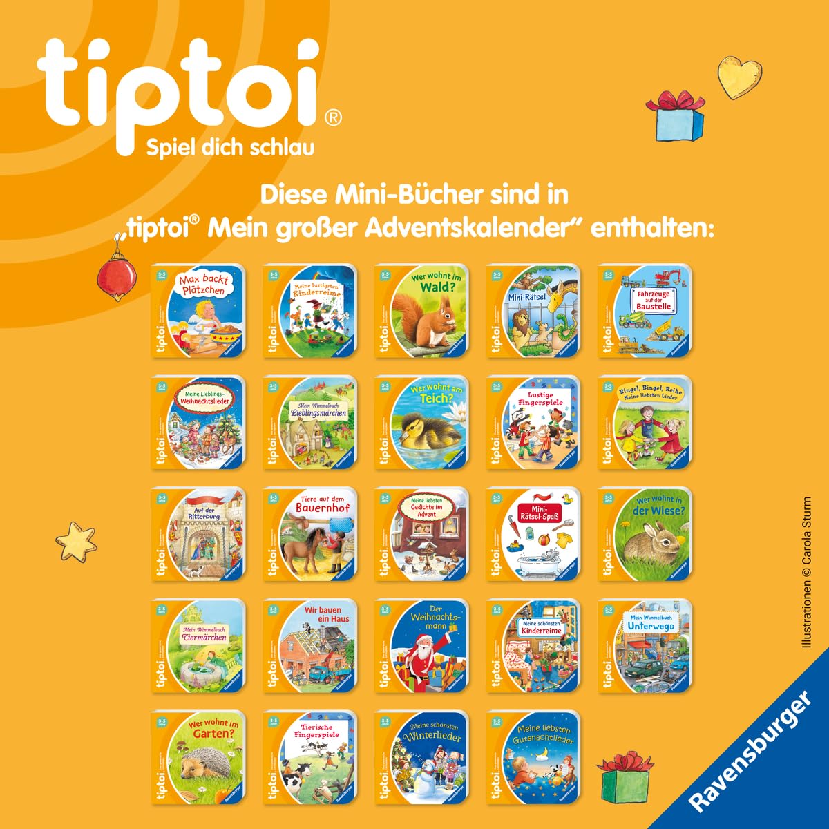 tiptoi® Mein großer Adventskalender, Adventskalender für Kinder ab 3 Jahren, mit 24 Mini-Büchern – Bild 7