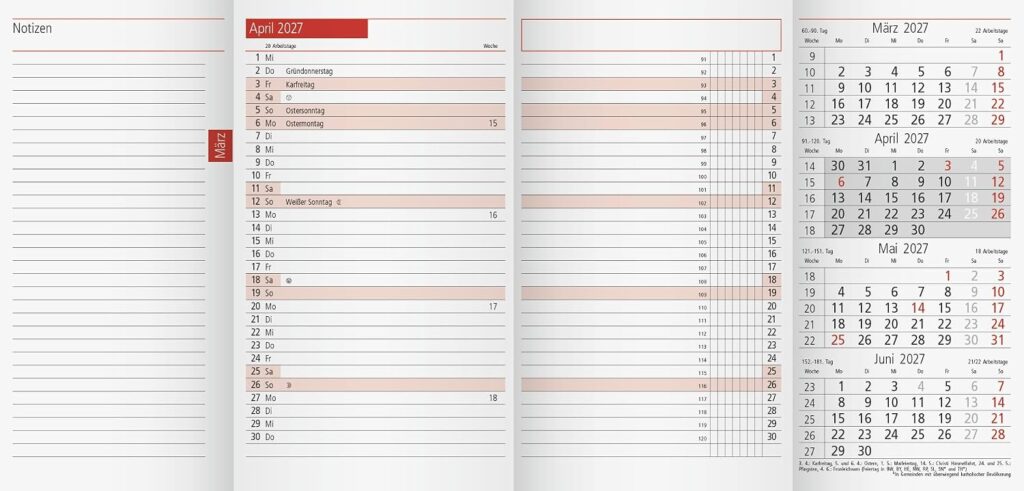 rido/idé Calendar Monthly Replacement Calendar Model TM 12 2027