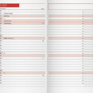rido/idé Calendar Monthly Replacement Calendar Model TM 12 2027