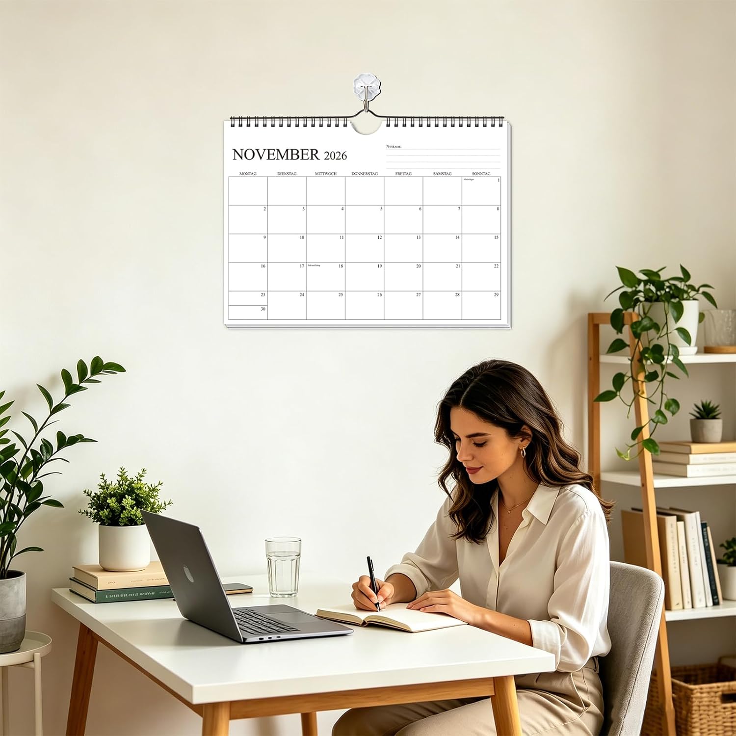 Wall Calendar 2026 2027, Calendar 2026/27 in A4 Landscape Format, 30 x 21 – Bild 2