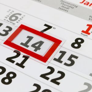 Alternative view of 3-Month Calendar 2027 Office Calendar Wall Planner 450 x 235 mm Three Month Calendar Small