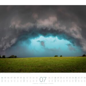 Naturkräfte Kalender 2027 | Wetterphänomene und Naturgewalten | Spektakuläre Wetterfotografie im großen Querformat (54x42 cm) | Wetterkalender – Bild 8