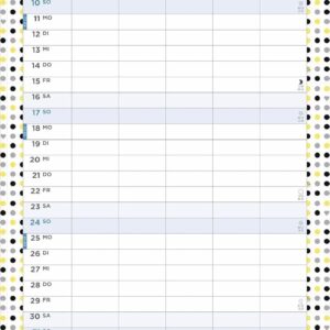 Alternative view of Minions Familienplaner 2027: Familienkalender mit 5 Spalten. Wandkalender mit Schulferien und Stundenplänen.