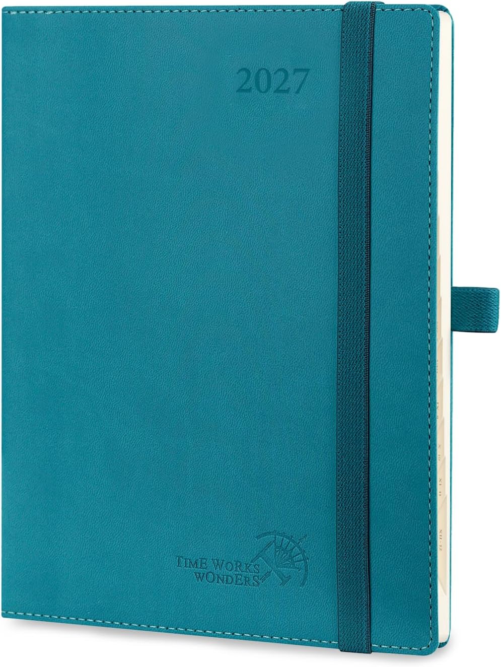 POPRUN Calendar 2027 Weekly Planner Vertical Approx. A5 (21.8 x 16.4 cm