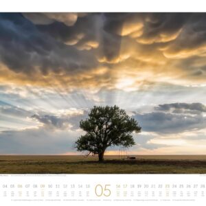 Naturkräfte Kalender 2027 | Wetterphänomene und Naturgewalten | Spektakuläre Wetterfotografie im großen Querformat (54x42 cm) | Wetterkalender – Bild 6