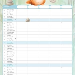 Familienplaner Tierzauber 2027: Familienkalender 22x45 cm mit 5 Spalten, liebevollen Tierillustrationen, Schulferien & Stundenplänen, ideal für Familien mit Kindern – Bild 5