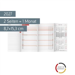 rido/idé Calendar Monthly Replacement Calendar Model TM 12 2027 – Bild 2