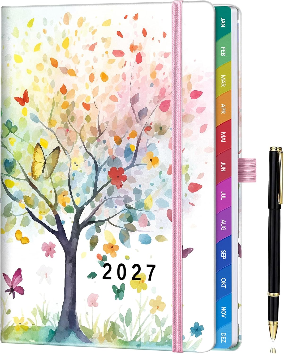 Calendar 2027 Book Calendar 1 Week 2 Pages A5 German