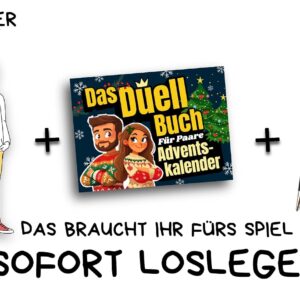 Adventskalender für Paare - Das Duell-Buch: 24 lustige Spiele und Challenges inkl. 24 besondere Gutscheine für eine spannende Adventszeit und ein unvergessliches Weihnachten! (Duellbücher) – Bild 5