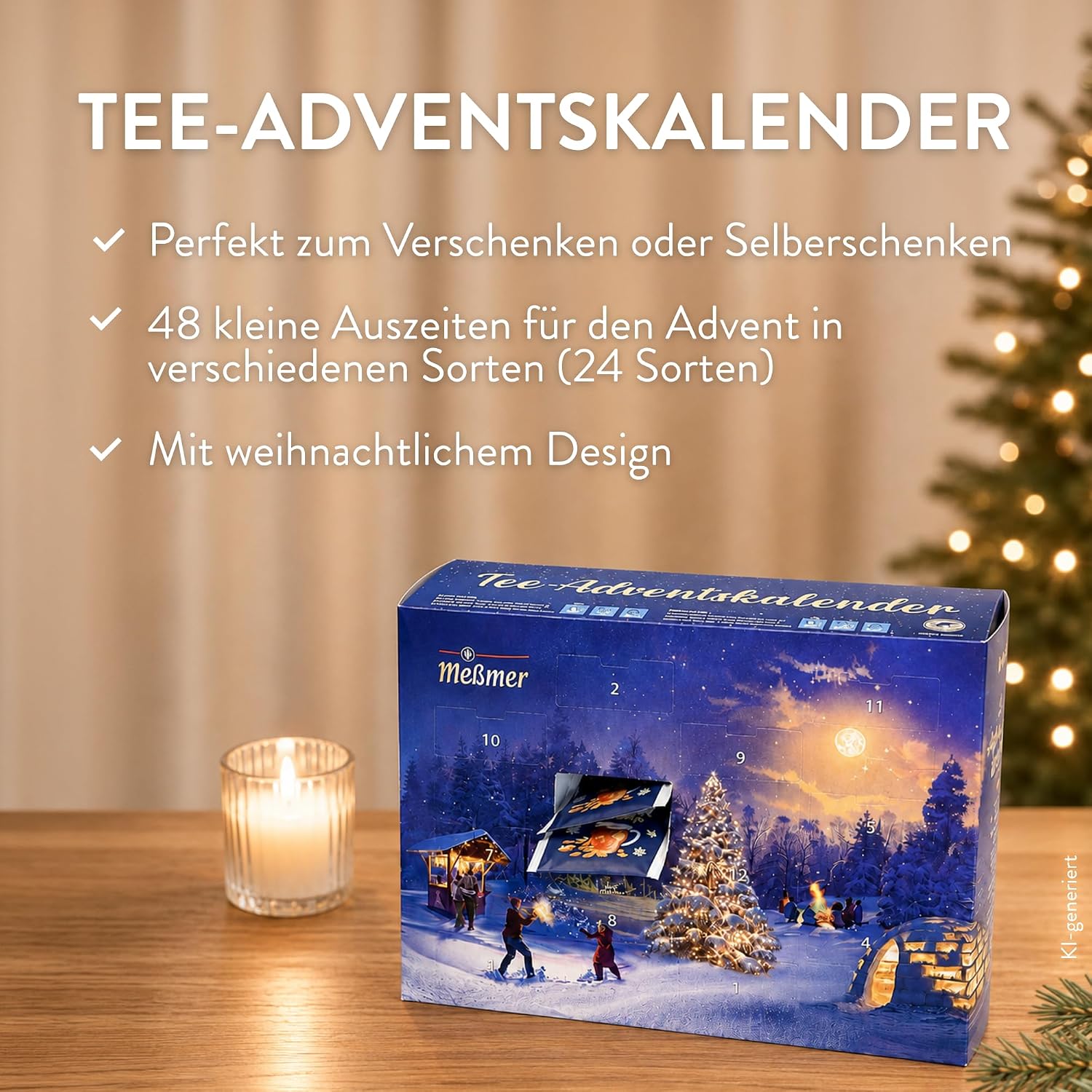 Meßmer Tea Advent Calendar 2026-24 Doors with 48 Tea Bags – Bild 3