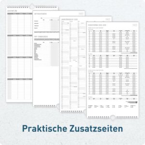 Häfft Familienplaner 2027 mit 5 Spalten - Wandkalender "Rainbow" – Bild 6