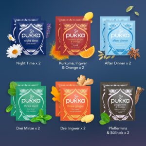 Pukka Organic Tea Gift Set, Advent Calendar, "Feel-Good Calendar 2025", Environmentally Friendly, No Chocolate, Dairy Free, Gift Idea, 12 Tea Variations, 24 Tea Bags – Bild 5