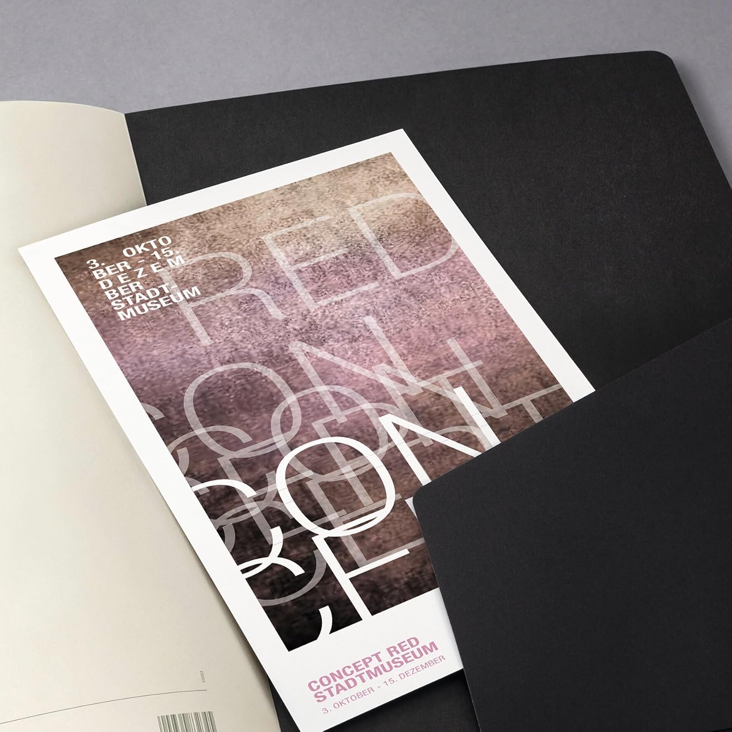 SIGEL C2684 Monthly Calendar Book Monthly Planner 2026, Approx. A5, Black, Soft Cover, 2 Pages = 1 Month, 64 Pages, Quick Pocket, Made from Sustainable Paper, Conceptum – Bild 4