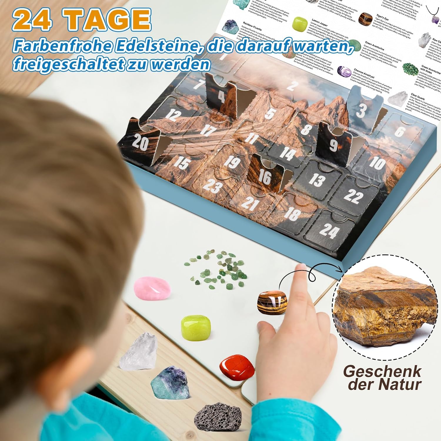 Crystals Advent Calendar 2026-24 Edelsteien Christmas Calendar – Bild 2
