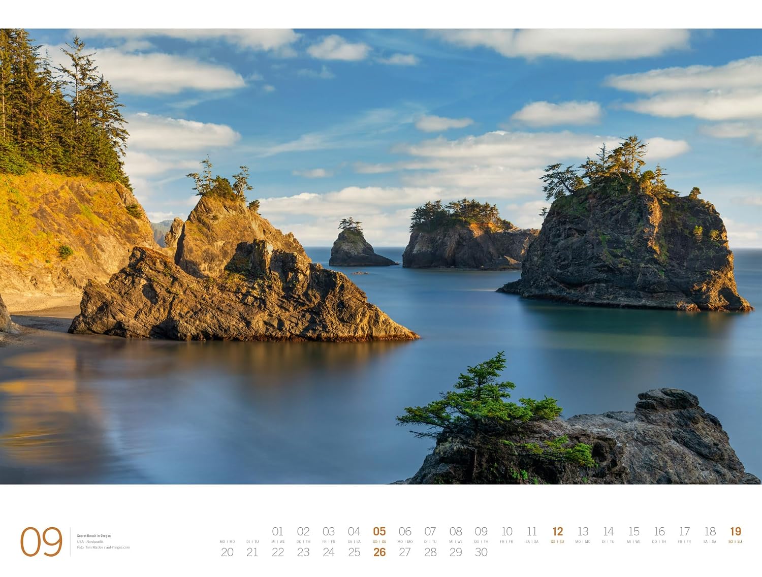 Meer Gallery Kalender 2027 | Außergewöhnlicher Meeres-Kalender im großen Querformat (66x50 cm) | Küste und Strand im Großformat – Bild 10