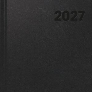 BRUNNEN 1078160907 Premium Book Calendar Model 781 2027 A4 Plastic Black