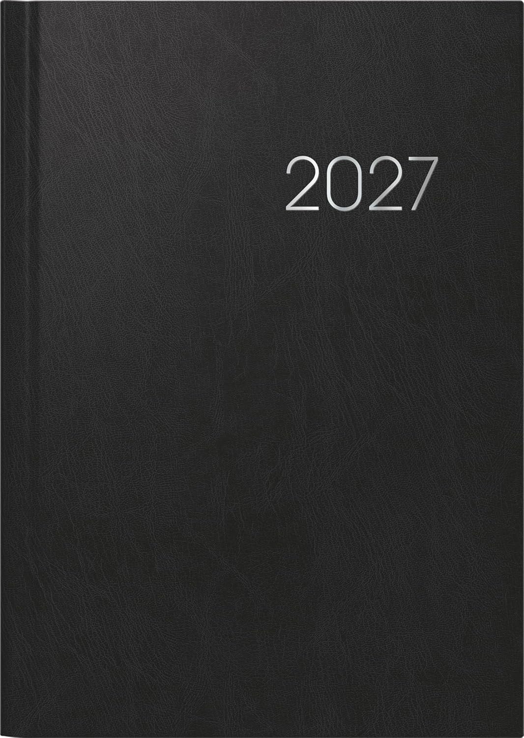 BRUNNEN 1079660907 Book Calendar Model 796 2027 A5, Plastic, Black