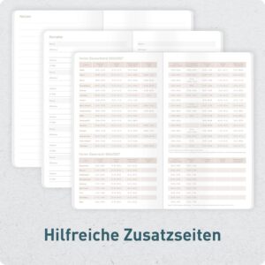 Häfft® Monthly Calendar 2027 A6 + Pocket Slim "Black Edition" – Bild 6