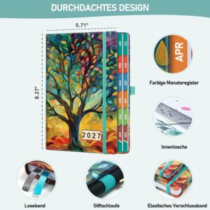 Daily Planner 2027 A5, Daily Calendar 2027 with 1 Page per Day – Bild 3