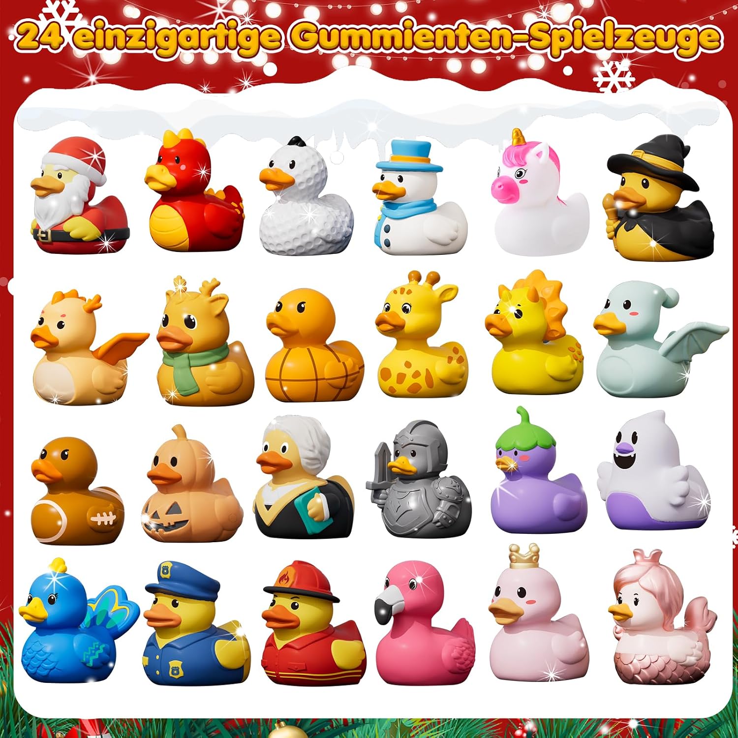 Ducks Advent Calendar 2026 Children - 24 Days Christmas Calendar – Bild 3