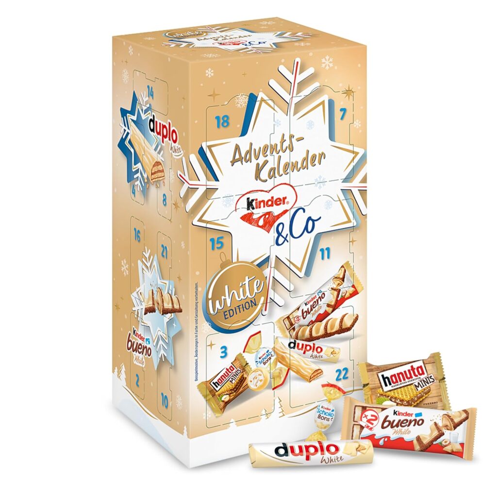 Kinder and Co. White Advent Calendar 2026