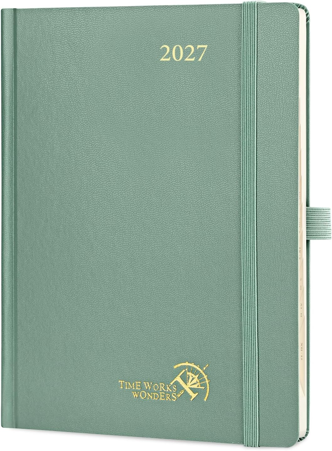 POPRUN Calendar 2027 Weekly Planner Approx. A5 (21.8 x 16.4 cm) Hardcover