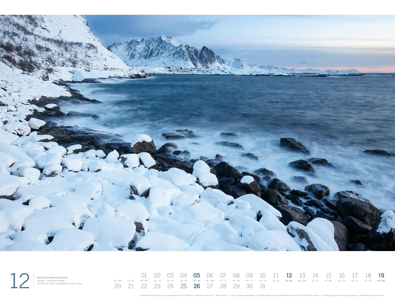 Meer Gallery Kalender 2027 | Außergewöhnlicher Meeres-Kalender im großen Querformat (66x50 cm) | Küste und Strand im Großformat – Bild 13