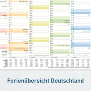 Häfft® 5 x Blackboard Calendar 2027 A4 Landscape Year Planner Wall Calendar – Bild 6