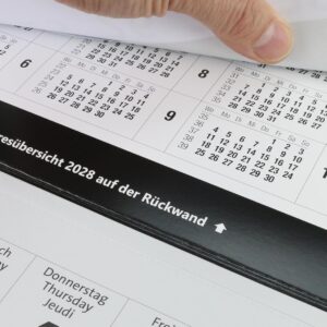 XXL 3-Month Calendar 2027 Black Large Wall Calendar Office Calendar – Bild 5