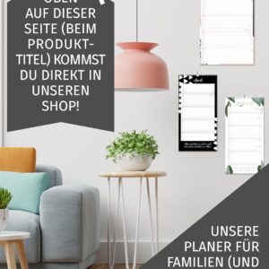 Schöne Güter® Family Calendar 2027 Family Planner 5 Columns with Stickers Holidays Black White Calendar 23 x 43 cm Black White Design Planner Wall Calendar 5 Columns Bold Text & Graphic – Bild 8