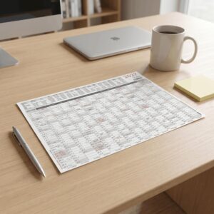 Blackboard calendar A4 one-sided 2027 – Bild 3