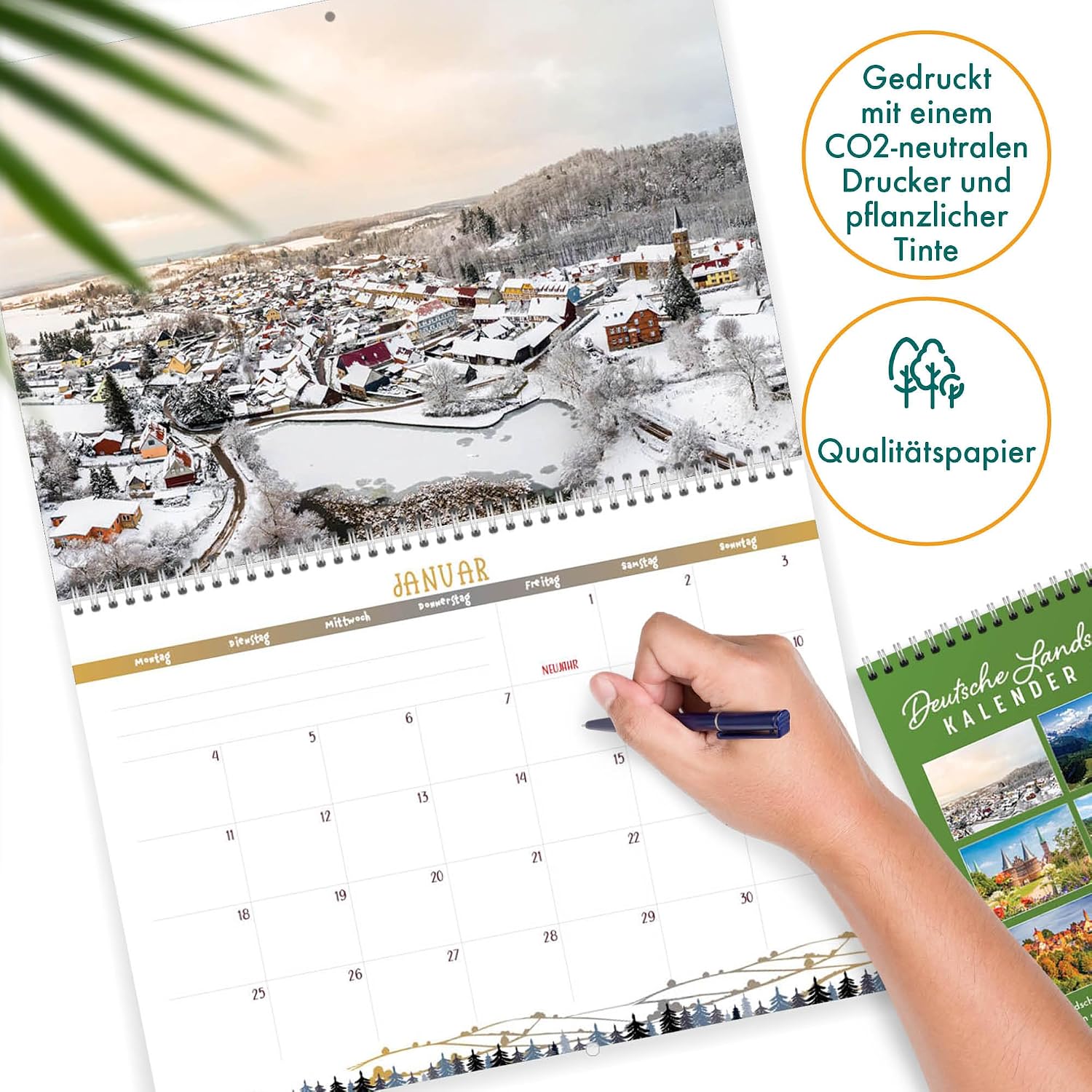 Wall Calendar 2027 Germany, Calendar German Landscapes – Bild 4