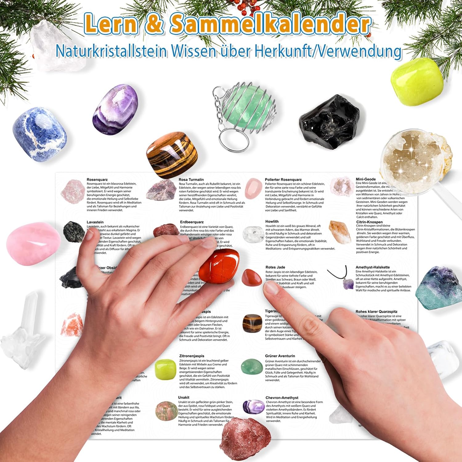 Crystals Advent Calendar 2026-24 Edelsteien Christmas Calendar – Bild 3
