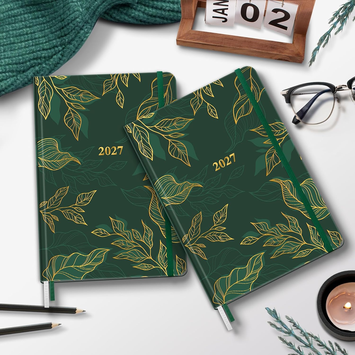 Lonely Oak Calendar 2027 Book Calendar A5 Weekly Planner Pocket Calendar – Bild 7