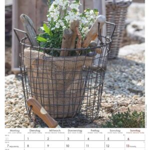 Landhaus 2027: Wandkalender 29,7x42 cm mit Feiertagen, 4-sprachigem Kalendarium und Platz für Notizen – Bild 5