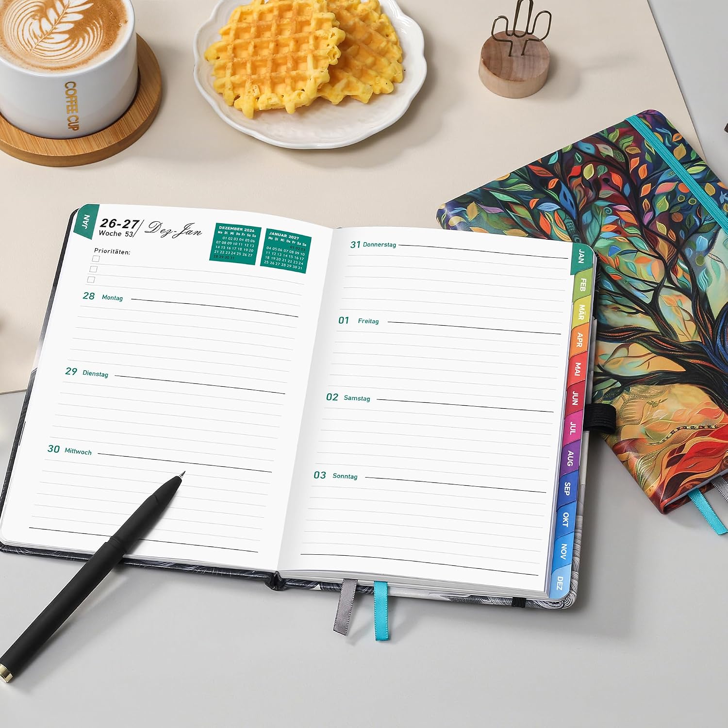 2027 A5 Diary - Book Calendar 2027, Calendar 2027, Weekly Planner 2027 – Bild 2