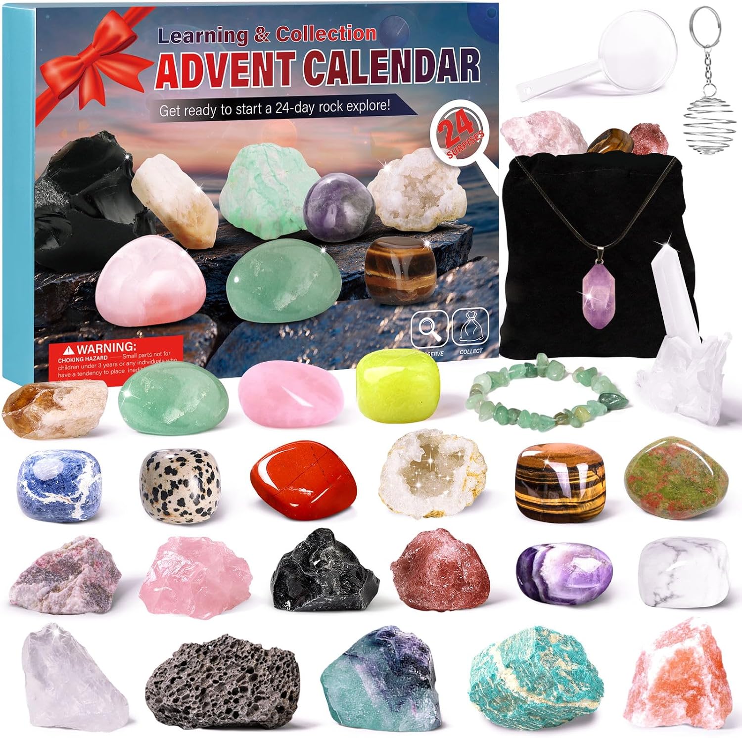 Crystals Advent Calendar 2026-24 Edelsteien Christmas Calendar