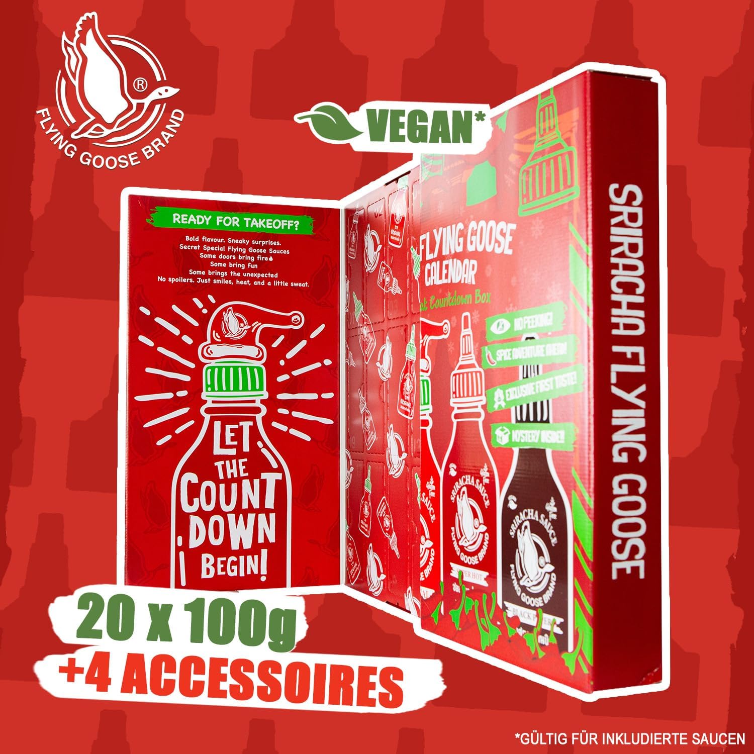 FLYING GOOSE Advent Calendar, Exclusive Gift for Foodies & Sauce Fans – Bild 2