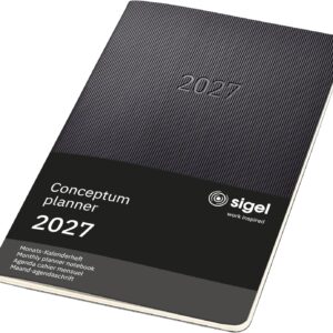 SIGEL Conceptum Monthly Planner 2027 A5 Softcover Black – Bild 9