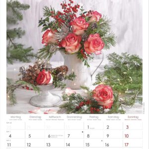 Alternative view of Rosenträume 2027: Wandkalender 23,7x34 cm mit 12 Rosenmotiven, 4-sprachigem Kalendarium und Platz für Notizen