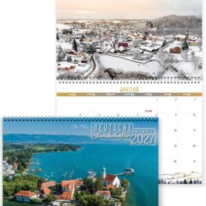 Wall Calendar 2027 Germany, Calendar German Landscapes – Bild 3