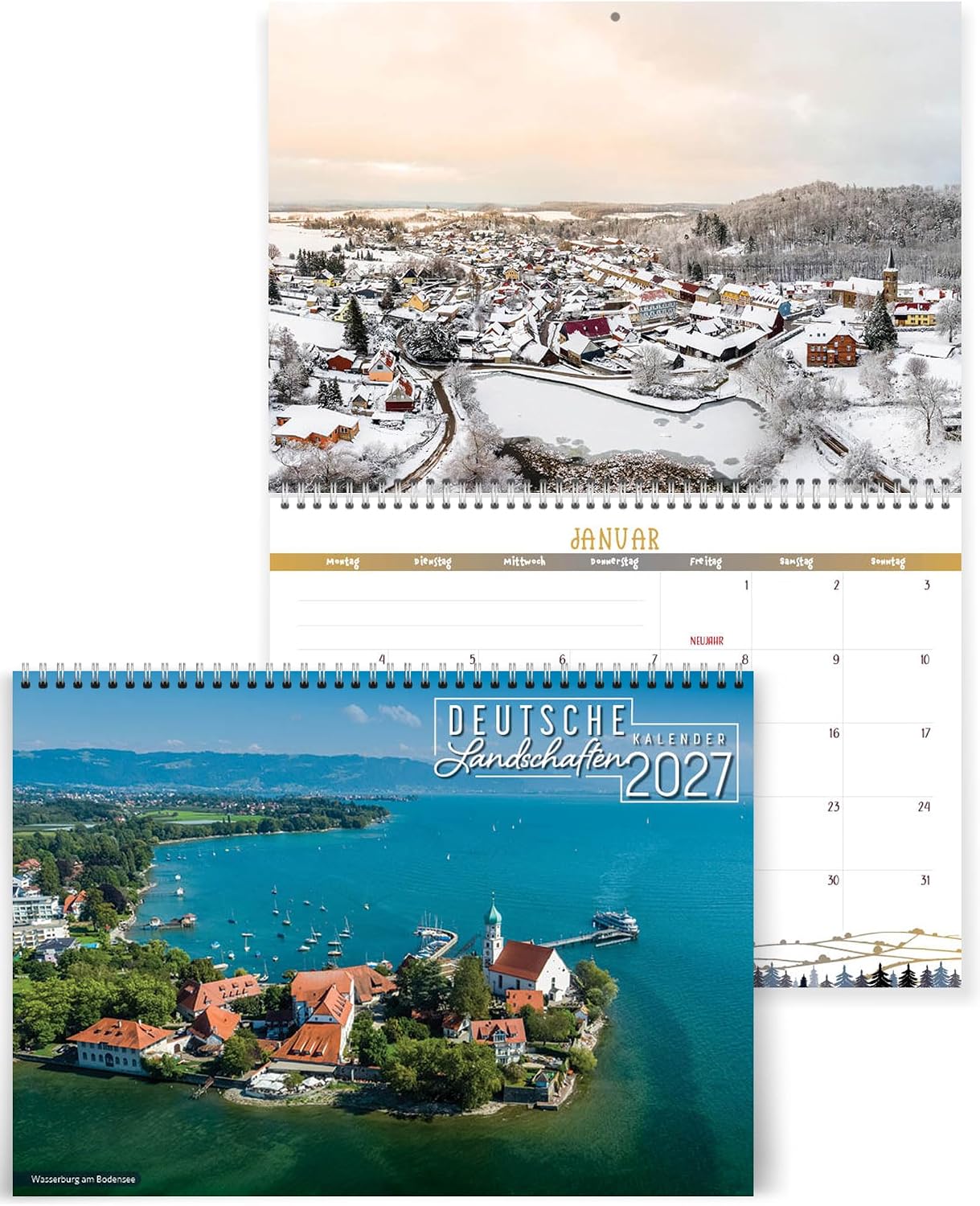 Wall Calendar 2027 Germany, Calendar German Landscapes – Bild 3